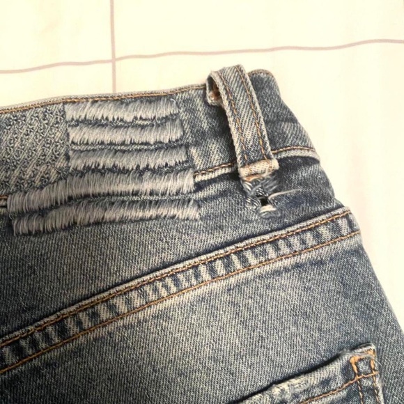 ❤️‍🔥❤️‍🔥REVICE DENIM YIN YANG CROPS in TOKYO WASH❤️‍🔥❤️‍🔥 - Picture 3 of 4